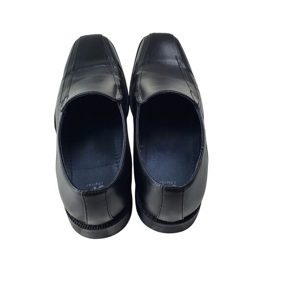 JF J. Ferrar DASH Dress Shoes Mens 10.5 M Black Flux Leather Squared Toe Office - Picture 7 of 12